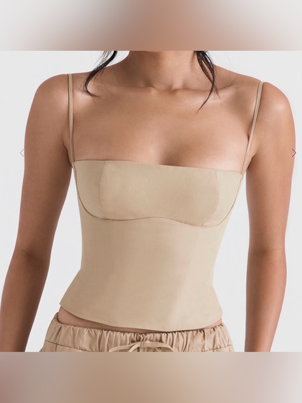 House of CB Audette Camel Structured Corset